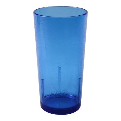 Picture of Cambro Del Mar Styrene Tumblers, 24 Oz, Sapphire Blue, Pack Of 36 Tumblers