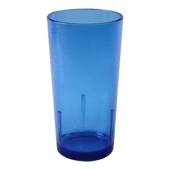 Picture of Cambro Del Mar Styrene Tumblers, 24 Oz, Sapphire Blue, Pack Of 36 Tumblers