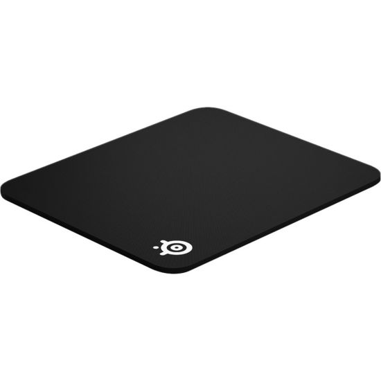 Picture of SteelSeries Cloth Gaming Mouse Pad - 0.24in x 17.72in x 15.75in Dimension - Black Monochrome - Rubber, Fabric - Anti-slip