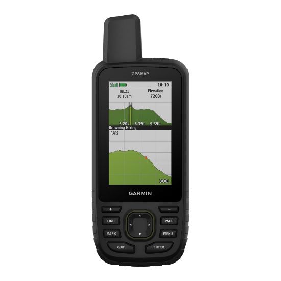 Picture of Garmin 010-02813-00 67 Hiking Handheld GPS With 3in TFT Display