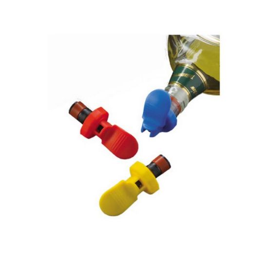 Picture of American Metalcraft Bottle Stoppers, Assorted Colors, Pack Of 3 Stoppers