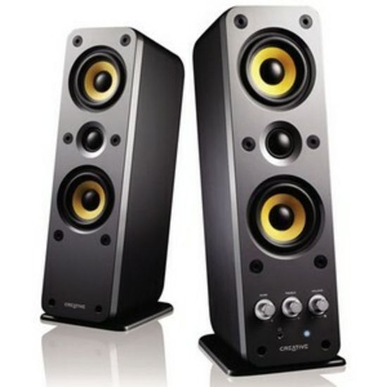 Picture of Creative GigaWorks T40 2.0 Speaker System - 32 W RMS - Glossy Black - 50 Hz to 20 kHz