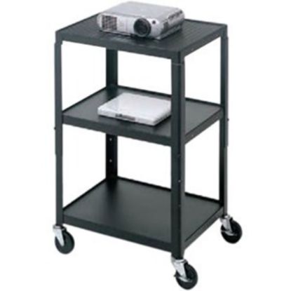 Picture of Bretford A2642E Height Adjustable A/V Cart - Black