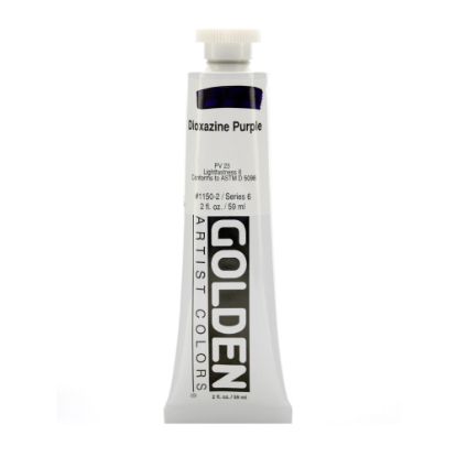 Picture of Golden Heavy Body Acrylic Paint, 2 Oz, Dioxazine Purple