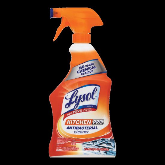 Picture of Lysol Kitchen Pro Antibacterial Cleaner, Citrus Scent, 22 Oz Bottle