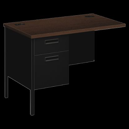 Picture of HON Metro Classic 42inW Desk Return, Mocha/Black