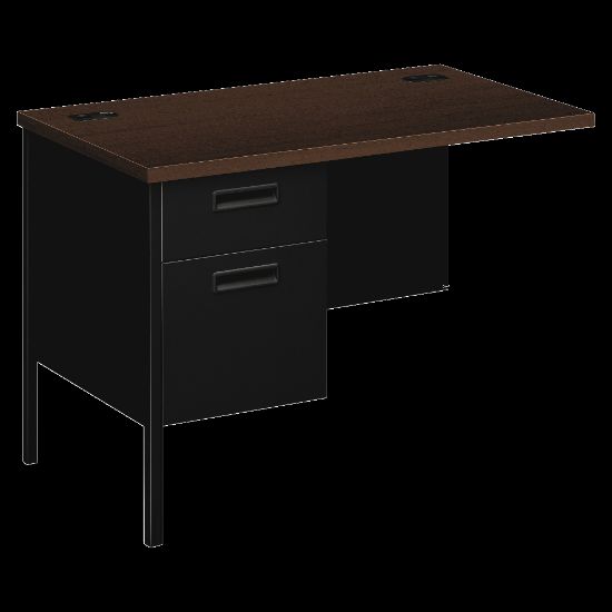 Picture of HON Metro Classic 42inW Desk Return, Mocha/Black