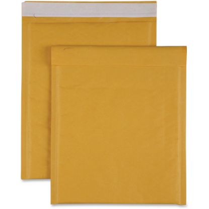 Picture of Sparco Size 2 Bubble Cushioned Mailers - Bubble - #2 - 8 1/2in Width x 12in Length - Self-sealing - Kraft - 100 / Carton - Kraft