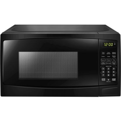 Picture of Danby 1.1 cuft Black Microwave - 1.1 ft� Capacity - Microwave - 10 Power Levels - 1000 W Microwave Power - 12.40in Turntable - 120 V AC - 15 A Fuse - Countertop - Black