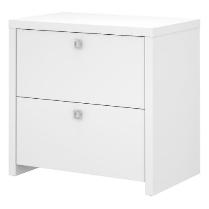 Picture of Bush Business Furniture Echo 31-3/5inW x 20inD Lateral 2-Drawer File Cabinet, Pure White, Standard Delivery