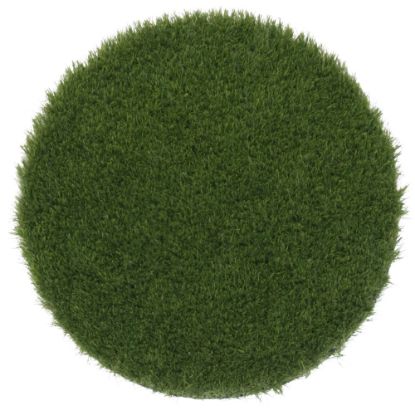 Picture of Joy Carpets Artificial Grass Sitting Spots, GreenSpace, 1-1/2ft x 1-1/2ft, Set Of 12 Spots