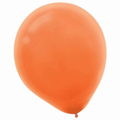 Picture of Amscan Latex Balloons, 12in, Orange Peel, 15 Balloons Per Pack, Set Of 4 Packs