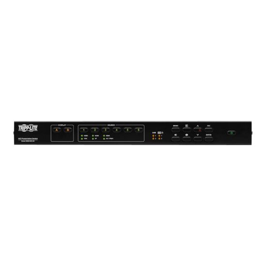 Picture of Tripp Lite 9x2 Multi-Format Presentation Matrix Switch w Audio Extractor 4K - 9x2 matrix switcher / audio disembedder