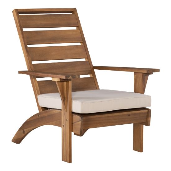 Picture of Linon Dixon Outdoor Chair With Cushion, Brown