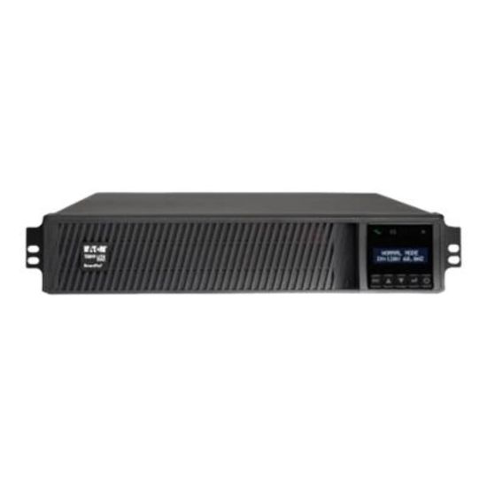 Picture of Eaton Tripp Lite Series SmartPro 1000VA 1000W 120V Line-Interactive Sine Wave UPS - 8 Outlets, Extended Run, NIC, LCD, USB, DB9, 2U Rack/Tower Battery Backup - UPS (rack-mountable) - 9.2 A - AC 120 V - 1000 Watt - 1000 VA - 1-phase - RS-232, USB