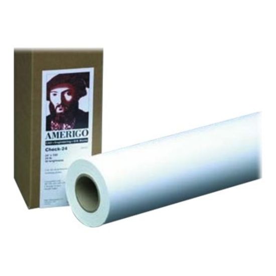 Picture of PM Bond Paper, 24in x 500ft, 92 Brightness, 20 Lb, White, Carton Of 2 Rolls