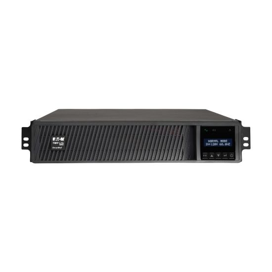 Picture of Eaton Tripp Lite Series SmartPro 750VA 600W 120V Line-Interactive Sine Wave UPS - 6 Outlets, Extended Run, WEBCARDLXE, LCD, USB, DB9, 2U Rack/Tower Battery Backup - UPS (rack-mountable) - 7.5 A - AC 120 V - 600 Watt - 750 VA - 1-phase - RS-232, USB