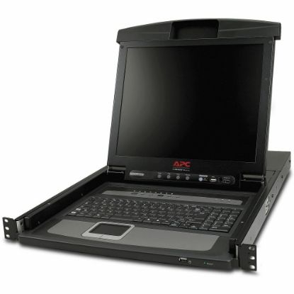 Picture of APC by Schneider Electric AP5808 Rackmount LCD - 8 Computer(s) - 17in LCD - TouchPad - 120 V AC Input Voltage