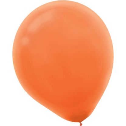 Picture of Amscan Glossy Latex Balloons, 9in, Orange Peel, 20 Balloons Per Pack, Set Of 4 Packs