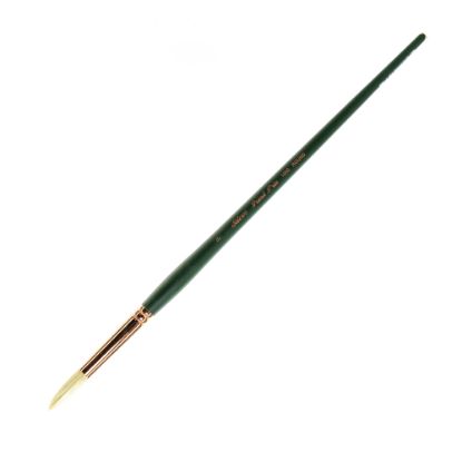 Picture of Silver Brush Grand Prix Paint Brush Series 1000, Size 8, Round Bristle, Hog Hair, Green