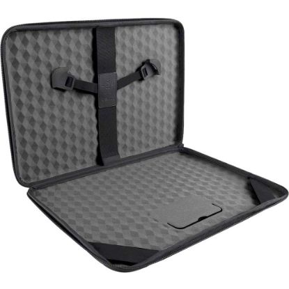 Picture of Belkin Air Protect Carrying Case (Sleeve) for 14in Samsung Notebook, Chromebook - Black - Shock Absorbing, Damage Resistant Interior, Drop Resistant Interior, Tear Resistant, Wear Resistant, Drop Resistant - Shoulder Strap, Handle