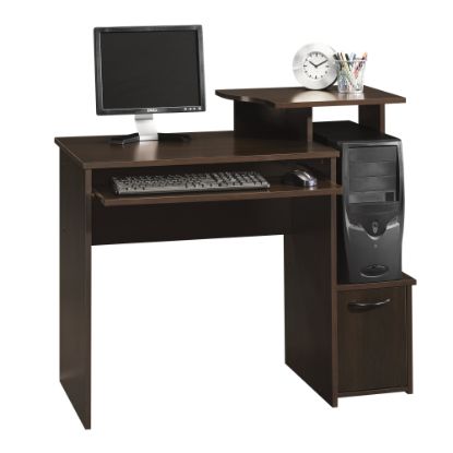 Picture of Sauder Beginnings 40inW Computer Desk, Cinnamon Cherry