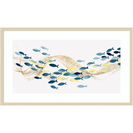 Picture of Amanti Art Under Water Sea Life by Isabelle Z Wood Framed Wall Art Print, 41inW x 24inH, Natural