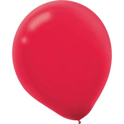 Picture of Amscan Glossy 5in Latex Balloons, Apple Red, 50 Balloons Per Pack, Set Of 3 Packs