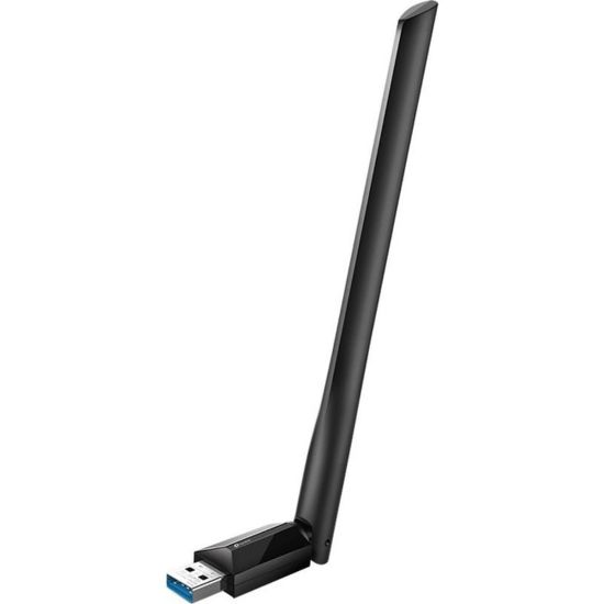 Picture of TP-Link Archer T3U Plus - IEEE 802.11ac Dual Band Wi-Fi Adapter for Desktop Computer/Notebook - AC1300Mbps USB 3.0 - with 2.4GHz/5GHz High Gain Antenna - MU-MIMO - Windows 11/10/8.1/8/7/XP and Mac OS 10.9-10.15