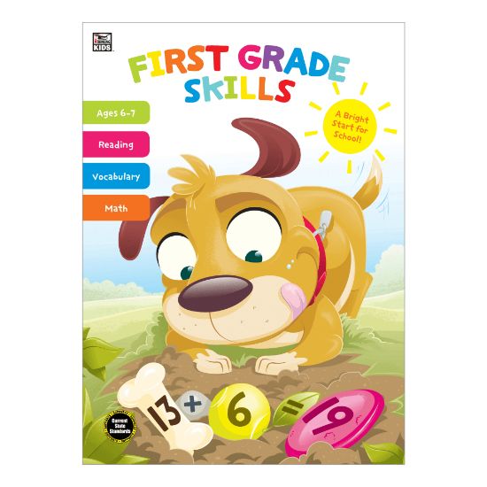 Picture of Thinking Kids First Grade Skills Workbook, Grade 1