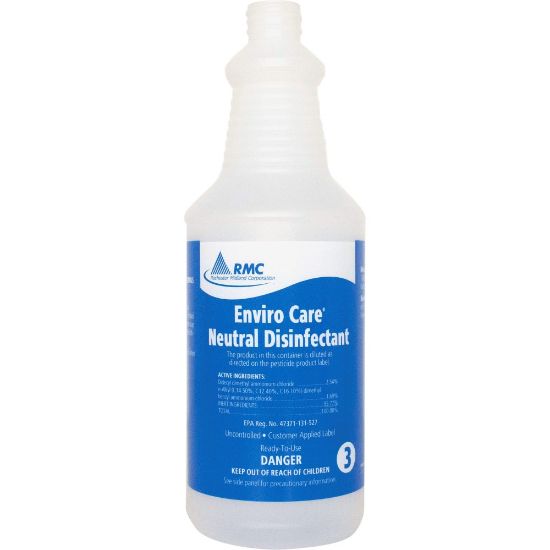 Picture of RMC Neutral Disinfectant Spray Bottle - 1 Each - Frosted Clear - Plastic