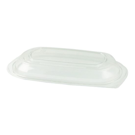 Picture of Microwavable Plastic Lids For 16-Oz Containers, 9in, Clear, Pack Of 300 Lids