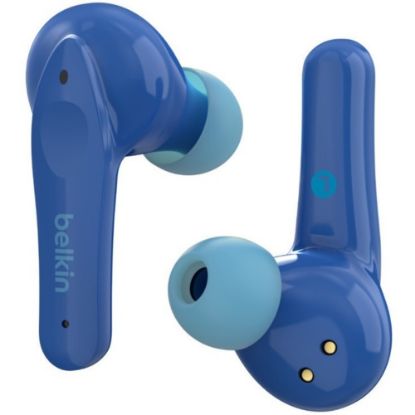 Picture of Belkin SOUNDFORM Nano Wireless Earbuds for Kids - Stereo - True Wireless - Bluetooth - 32.8 ft - Earbud - Binaural - In-ear - Blue