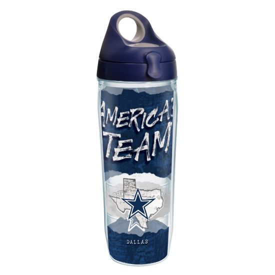 Picture of Tervis NFL Statement Water Bottle With Lid, 24 Oz, Dallas Cowboys