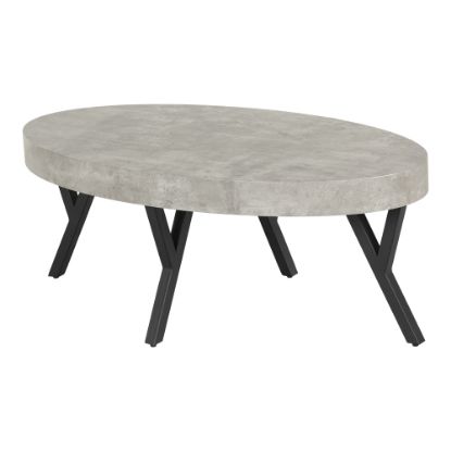 Picture of South Shore City Life Coffee Table, 17inH x 23-1/2inW x 43-1/4inD, Concrete