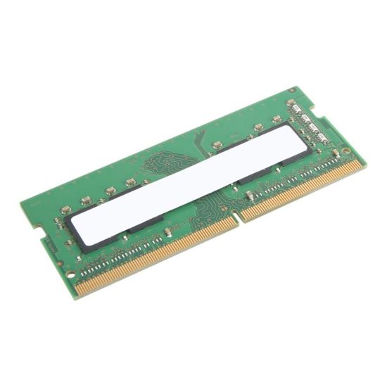 Picture of Lenovo 16GB DDR4 SDRAM Memory Module - For Notebook, Mobile Workstation - 16 GB - DDR4-3200/PC4-25600 DDR4 SDRAM - 3200 MHz - ECC - Unbuffered - 260-pin - SoDIMM