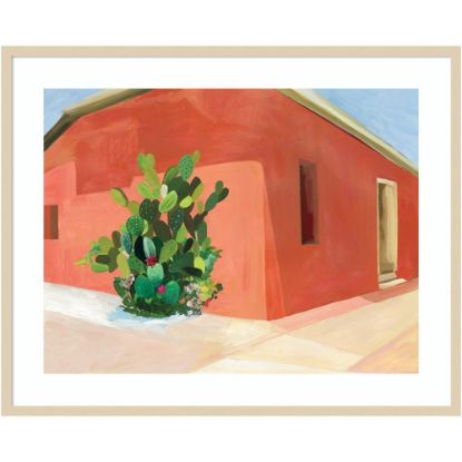 Picture of Amanti Art Tuscan Valley House I by Aimee Wilson Wood Framed Wall Art Print, 41inW x 33inH, Natural