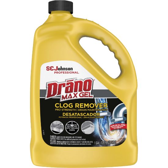 Picture of Drano Max Gel Clog Remover, 128 Oz