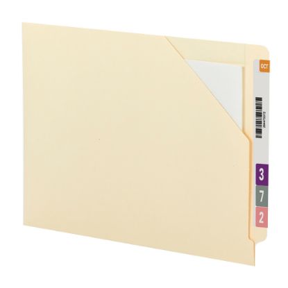 Picture of Smead End-Tab Jackets, 9 1/2in x 12 1/4in, Manila, Pack Of 100