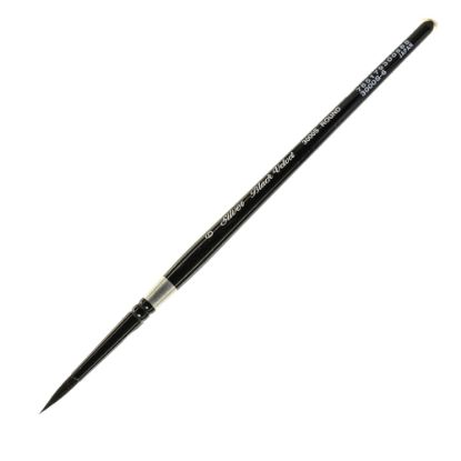 Picture of Silver Brush 3000S Black Velvet Series Paint Brush, Size 6, Round Bristle, Squirrel Hair/Synthetic Filament, Multicolor