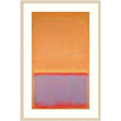 Picture of Amanti Art Untitled 1954 by Mark Rothko Wood Framed Wall Art Print, 28inW x 41inH, Natural