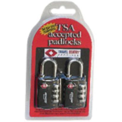 Picture of SKB 1SKB-PDL TSA Combination Padlock - 3 Digit - Stainless Steel - Black