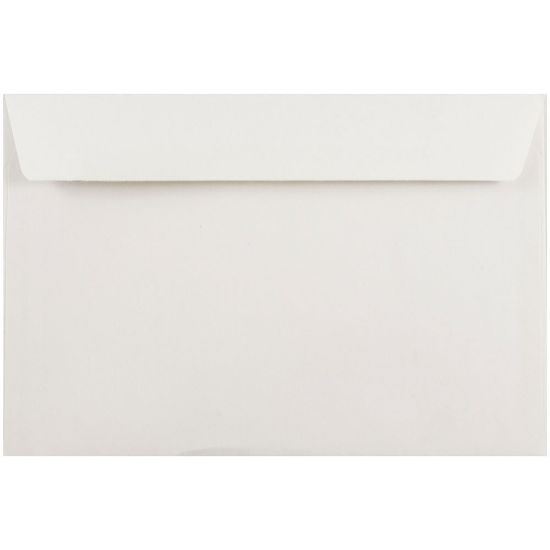 Picture of JAM Paper Open-End 6in x 9in Catalog Envelopes, Gummed Seal, White, Pack Of 25 Envelopes