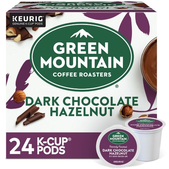 Picture of Green Mountain Coffee Single Serve K-Cup Pods, Dark Chocolate Hazelnut, Medium Roast, Pack Of 24 Pods