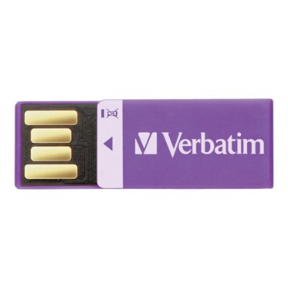 Picture of Verbatim 16GB Clip-it USB Flash Drive - Violet - 16GB - Violet