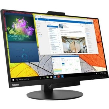 Picture of Lenovo ThinkCentre TIO27 27in Class Webcam WQHD LCD Monitor - 16:9 - Black - 27in Viewable - In-plane Switching (IPS) Technology - WLED Backlight - 2560 x 1440 - 16.7 Million Colors - 350 Nit - 4 ms - Speakers - HDMI - DisplayPort