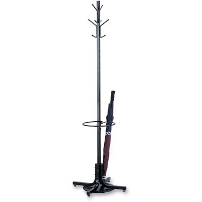 Picture of Safco Metal Costumer With Umbrella Rack, Black