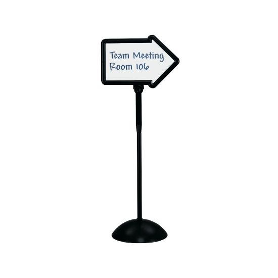 Picture of Safco Write Way Directional Sign - Steel - Black