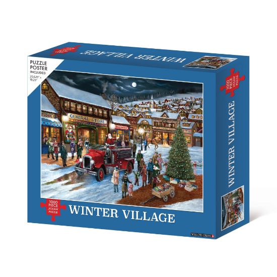 Picture of Willow Creek Press 1,000-Piece Puzzle, 26-5/8in x 19-1/4in, Winter Christmas