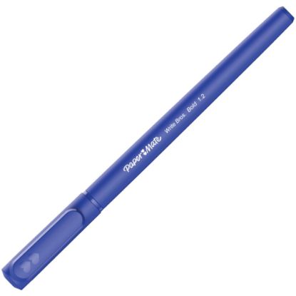 Picture of Paper Mate Write Bros. 1.2mm Ballpoint Pen - Bold Pen Point - 1.2 mm Pen Point Size - Blue - 1 Dozen